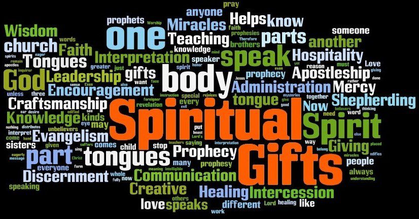 There are more than 9 spiritual gifts - here is a word cloud of spiritual gifts
